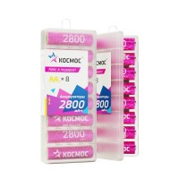 Аккумулятор R6 NI-MH 2800мА.ч 8b (уп.8шт) КОСМОС KOCR6NIMH2800mAh8B