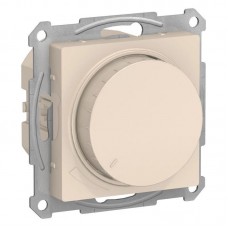 Механизм светорегулятора AtlasDesign поворотно-нажимной 630Вт бежевый SchE ATN000236