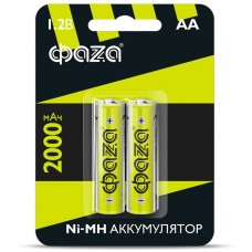 Аккумулятор AA 2000мА.ч Ni-MH BL-2 (упаковка 2 шт) ФАZА 5002975
