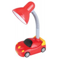 Лампа настольная в детскую Camelion KD-383 С04 Машинка красная
