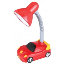 Лампа настольная в детскую Camelion KD-383 С04 Машинка красная