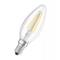 Лампа светодиодная филаментная LED STAR CLASSIC B 60 5W/827 5Вт свеча 2700К теплый белый E14 660лм 220-240В прозр. стекло OSRAM 4058075116672