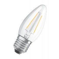 Лампа светодиодная филаментная LED STAR CLASSIC B 60 5W/840 5Вт свеча 4000К нейтр. белый E27 600лм 220-240В прозр. стекло OSRAM 4058075212428