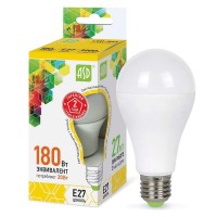 Лампа светодиодная LED-A60-standard 20Вт грушевидная 3000К теплый белый E27 1800лм 170-265В ASD 4690612004198