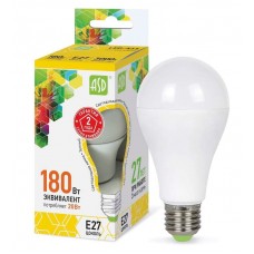 Лампа светодиодная LED-A60-standard 20Вт грушевидная 3000К теплый белый E27 1800лм 170-265В ASD 4690612004198