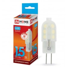 Светодиодная лампа IN HOME 4690612019758 LED 1,5Вт 12В G4 4000К