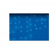 Светодиодная гирлянда Uniel бахрома 220V синий 1.8м 48 диодов синий свет провод прозрачный UL-00007206