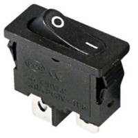 Выключатель клавишный 250В 6А (2с) ON-OFF черный Mini (RWB-103; SC-766; MRS-101-5) Rexant 36-2050