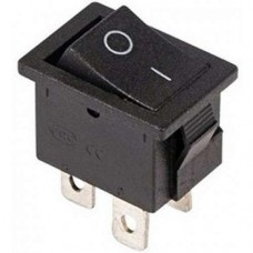 Выключатель клавишный 250В 6А (4с) ON-OFF черный Mini (RWB-208; SC-768) Rexant 36-2146