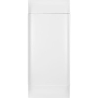 Щиток пластиковый встраиваемый Practibox S 4х12 белая дверь Leg 135544