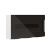 Щиток настенный 18мод. IP41 с тонированной дверцей с 2 шинами PEN на 8+10 отверст. бел. DKC F18W1WD