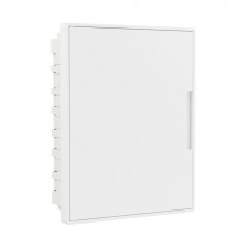 Щиток 24 мод встраиваемый с бел. дверцей с 4 шинами PEN (2шт на 8 отв. и 2шт на 6 отв) бел. DKC F24B1WW