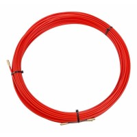Протяжка кабельная (мини УЗК в бухте) 30м стеклопруток d3.5мм красный REXANT 47-1030