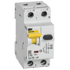Выключатель автоматический дифференциального тока C 40А 30мА АВДТ32EM IEK MVD14-1-040-C-030