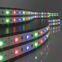 Светодиодная лента  24V 14,4W 60Led 5050 IP20 RGB, 5м