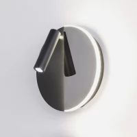Настенный светодиодный светильник Drom LED Elektrostandard 40105/LED чёрный/чёрный жемчуг