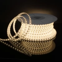Светодиодная лента  220V 14,4W 120Led 2835 IP65 дневной белый, 50 м