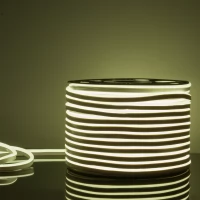Светодиодный гибкий неон 220V 9,6W 120Led 2835 IP67 односторонний холодный белый, 50 м