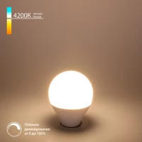 Светодиодная диммируемая Dimmable 7W 4200K E14 (G45) BLE1449