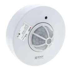 Датчик движения MS-28A (ДД) потолочный 1200Вт 360°  до 6м IP20 EKF dd-ms-28A