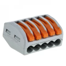 Клемма СМК-415 с рычагом 5 отверстий 0.08-2.5кв.мм (100шт) PROxima EKF plc-smk-415