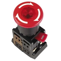 Кнопка ANE22 Грибок красный 240В IEK BBG40-ANE-K04