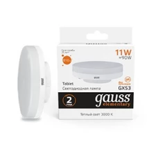 Лампа LED GX53 11Вт 3000К Gauss Elementary 83811