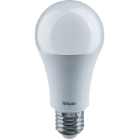 Лампа светодиодная 71 365 NLL-A60-15-230-4K-E27 15Вт грушевидная 4000К белый E27 1200лм 176-264В Navigator 71365