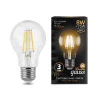 Светодиодная лампа Gauss LED Filament 102802108 8W 2700К E27