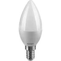 Лампа светодиодная 71 633 OLL-C37-8-230-4K-E14-FR 8Вт свеча 4000К белый E14 600лм 176-264В ОНЛАЙТ 71633