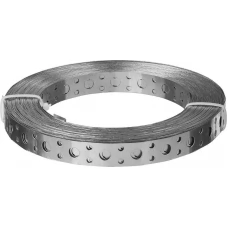 Лента перфорированная 12х0,55 прямая накл. (упаковка25м) Tech-Krep 123882