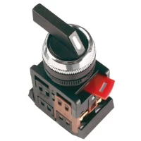 Переключатель ALC-22 на 2 положения черный 1з+1р IEK BSW10-ALC-2-K02