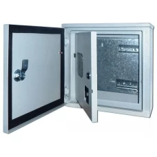 Корпус учетный навесной ЩРУН-1/7 300х310х150 IP54 1-фазн. 7модулей металл 30410DEK