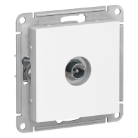 Механизм розетки TV оконечной AtlasDesign 1DB белый SchE ATN000191