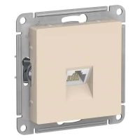 Механизм розетки компьютерной AtlasDesign RJ45 бежевый SchE ATN000283