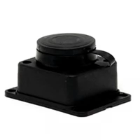 Розетка настенная 16А IP44 230В 2P+PE с защитной крышкой каучук Basic EKF RPS-014-16-230-44