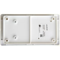 Блок комбинированный GLOSSA розетка +  1-кл. выключатель белый SchE GSL000160