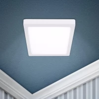 Светильник светодиодный LED 9-18-4K 18Вт 220В 4000К квадратный накладной белый ЭРА Б0050273