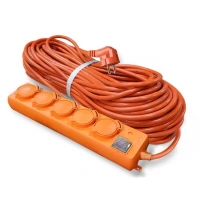 Удлинитель 5х10м с заземлением 16А IP44 У10-026 с выкл. с индик. ПВС 3х1,5 розетки с защ. крышкой UNIVersal 9633922