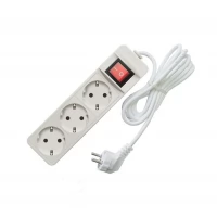 Удлинитель 3х3м с заземлением 10А IP20 2.2кВт с выкл. Союз 481S-7303