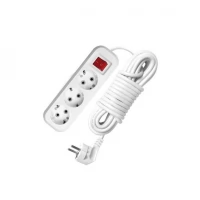 Удлинитель 3х2м с заземлением 16А IP20 S-303 с выкл. ПВС 3х1 UNIVersal 9634418