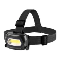 Фонарь налобный аккумуляторный HLA 07B 3Вт LED 200лм 8ч 3 реж. з/у 230В черный IN HOME 4690612031880