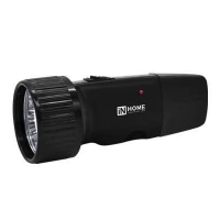 Фонарь аккумуляторный ручной MLA 01-B 5LED 120лм 6ч 2 реж. з/у 230В черный IN HOME 4690612031736