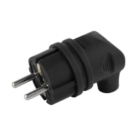 Вилка каучуковая с заземлением 90° 16А IP44 V9-B-IP44 ЭРА Б0044542