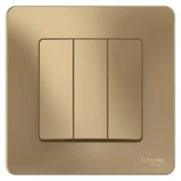 3-клавишный выключатель Schneider Electric Blanca титан SchE BLNVS100504
