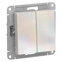 2-клавишный механизм переключателя Schneider Electric AtlasDesign жемчужный SchE ATN000465