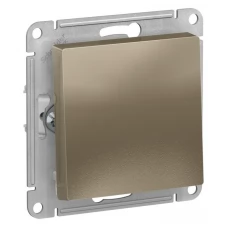 Механизм выключателя 1-клавишный Schneider Electric AtlasDesign шампань SchE ATN000511