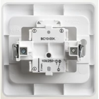 Переключатель 1 клавишный Schneider Electric Этюд белый SchE BC10-004B