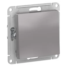 Механизм выключателя 1-клавишный Schneider Electric AtlasDesign с самовозвратом алюминий SchE ATN000315