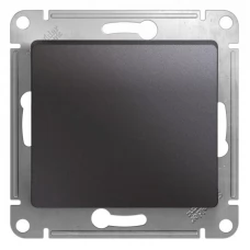 Механизм выключателя 1-клавишный Schneider Electric Glossa 10А IP20 графит SchE GSL001311